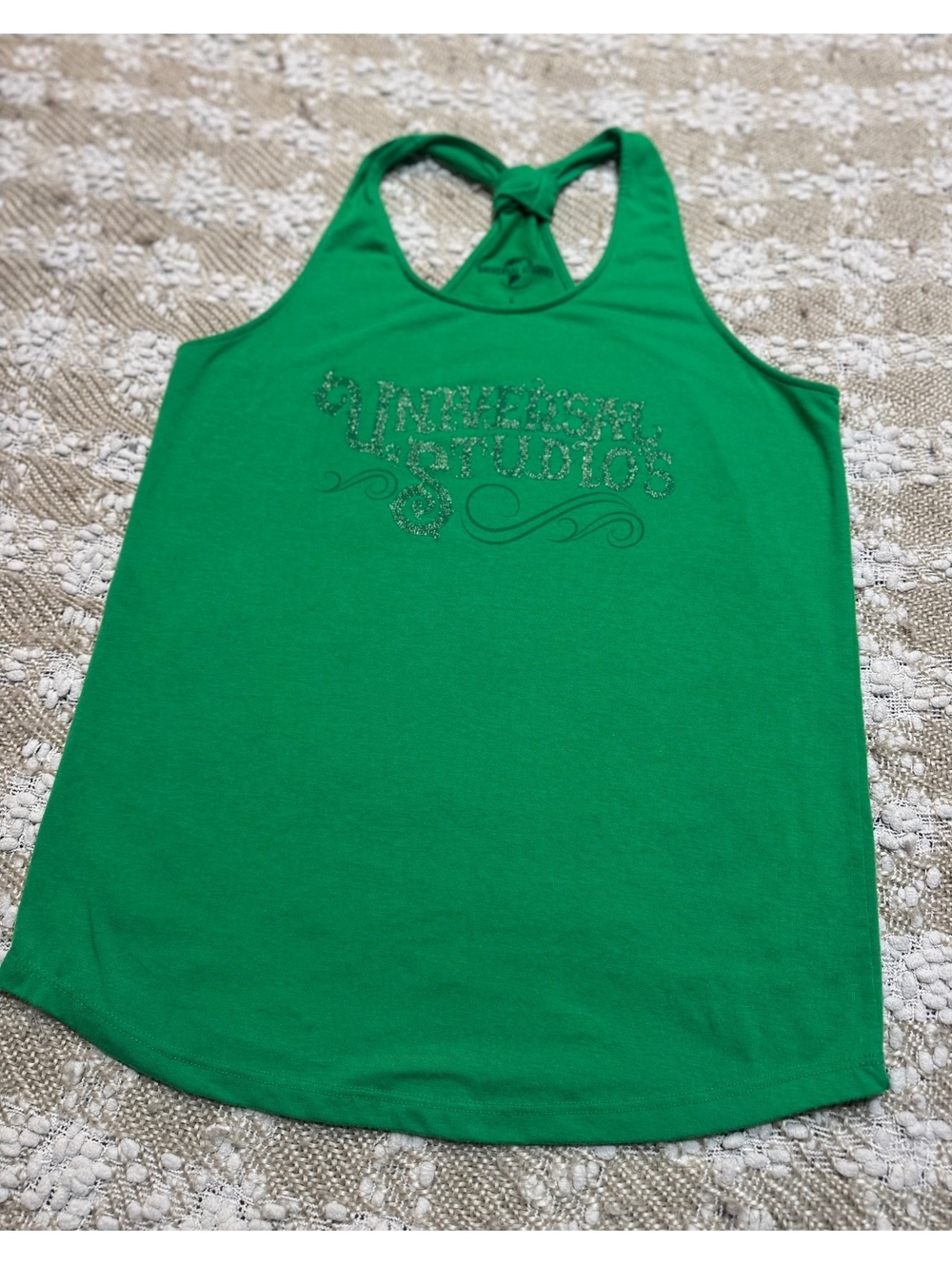 Universal Studios racerback tank top with logo and details Women's Size L